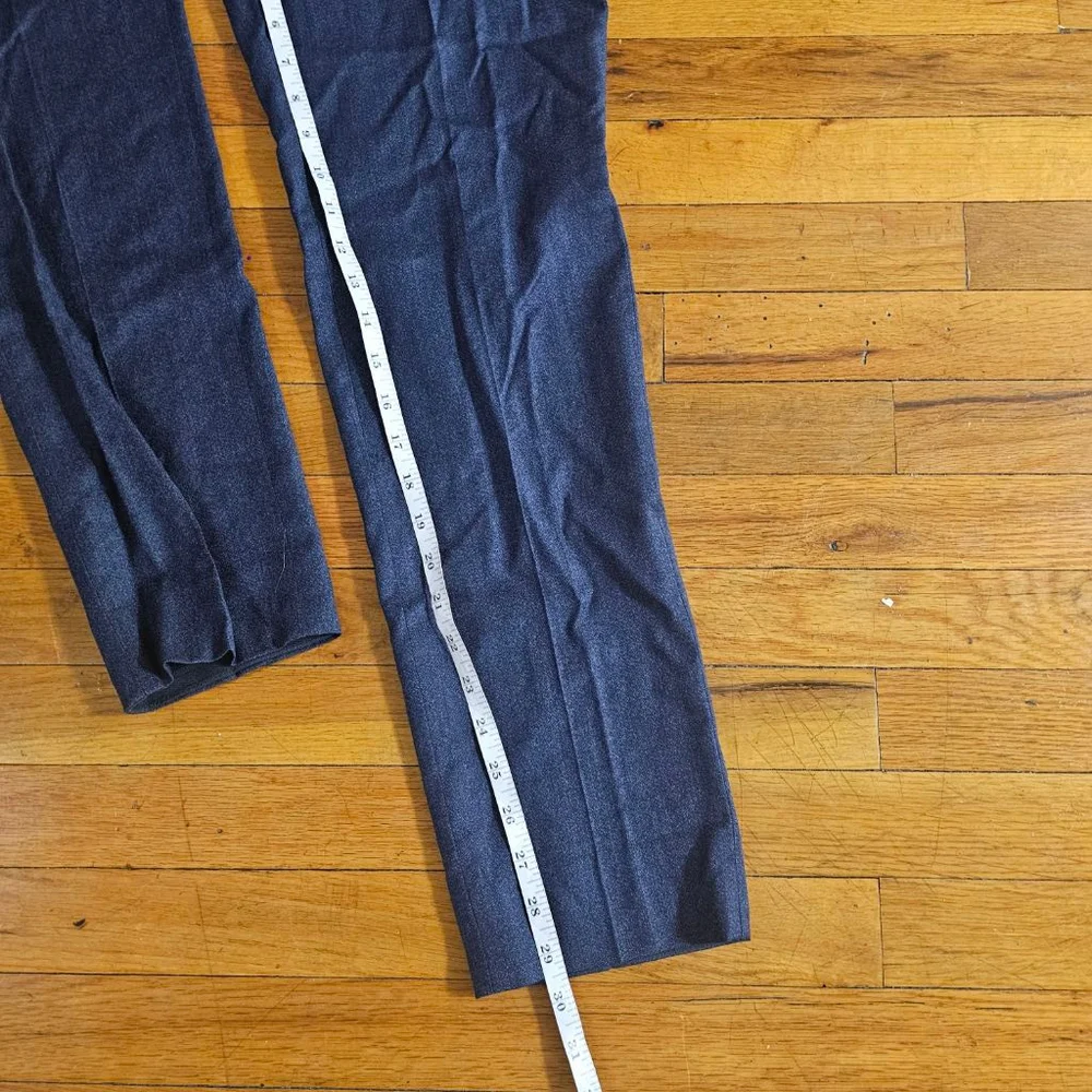 LANIERI Men's Blue Wool Trousers Pants Waist 30